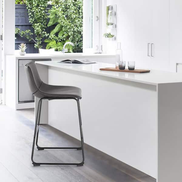 Brinley Grey Counter Stool (Set of 3)