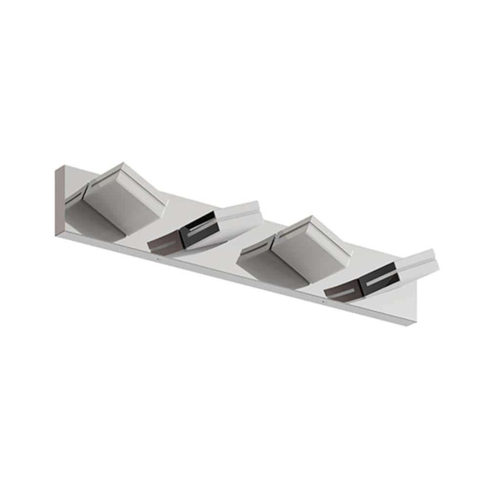 30 in. W 4 Light Chorme Bathroom Vanity Light Dimmable LED Wall Mounted Lights Over Vanity Mirror price history on PriceWatchPro