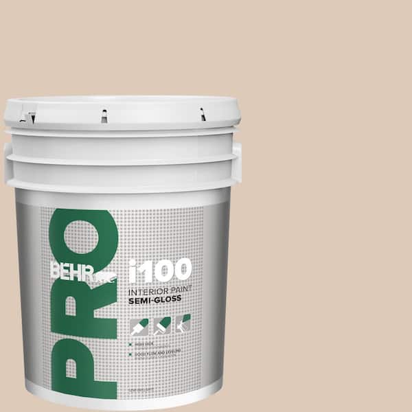 BEHR PRO 5 gal. #250E-2 Pebbled Courtyard Semi-Gloss Interior Paint