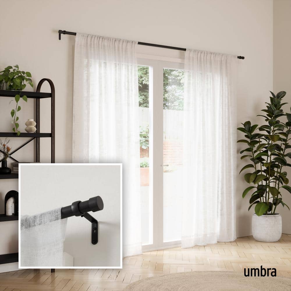 Umbra Cappa 1 Rod 66-120 Black