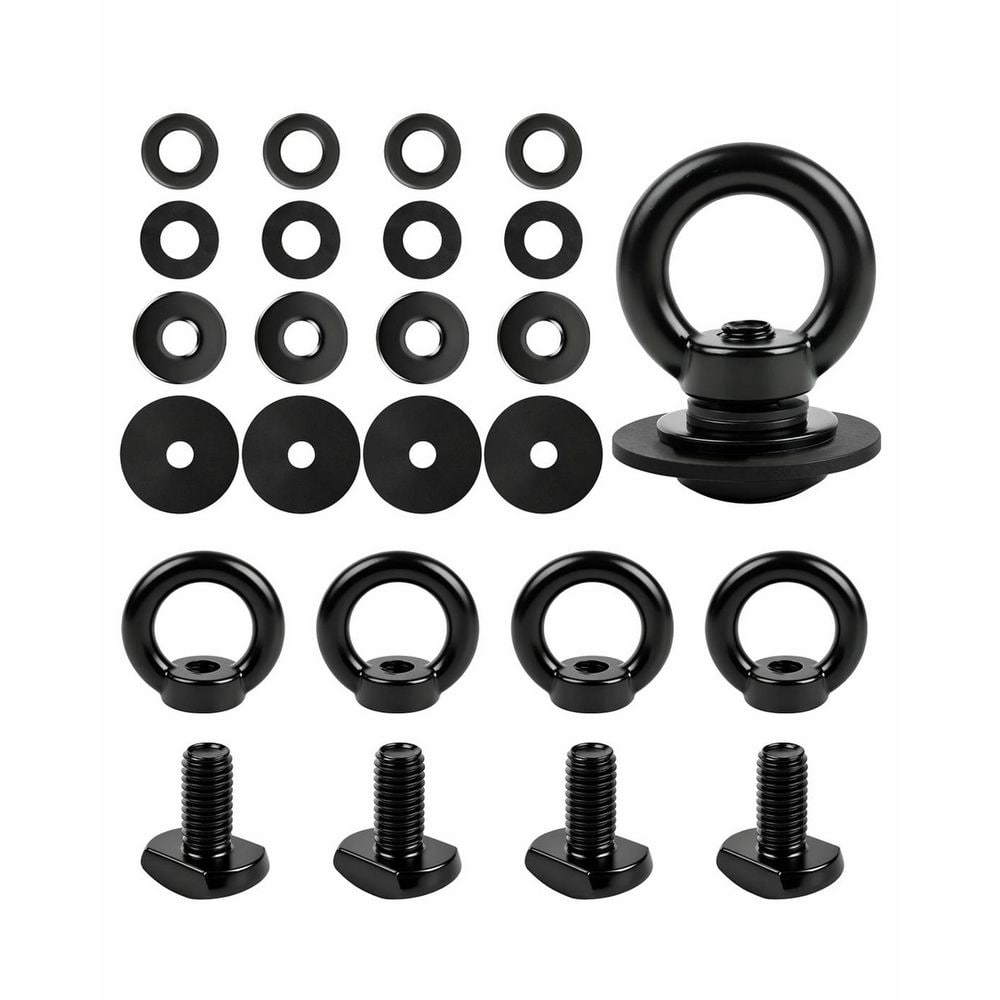 304 Stainless Steel M8 Eye Bolt T Track Tie Down Anchor Kit for Roof Rack Truck Bed Kayak Utility Mount price history on PriceWatchPro