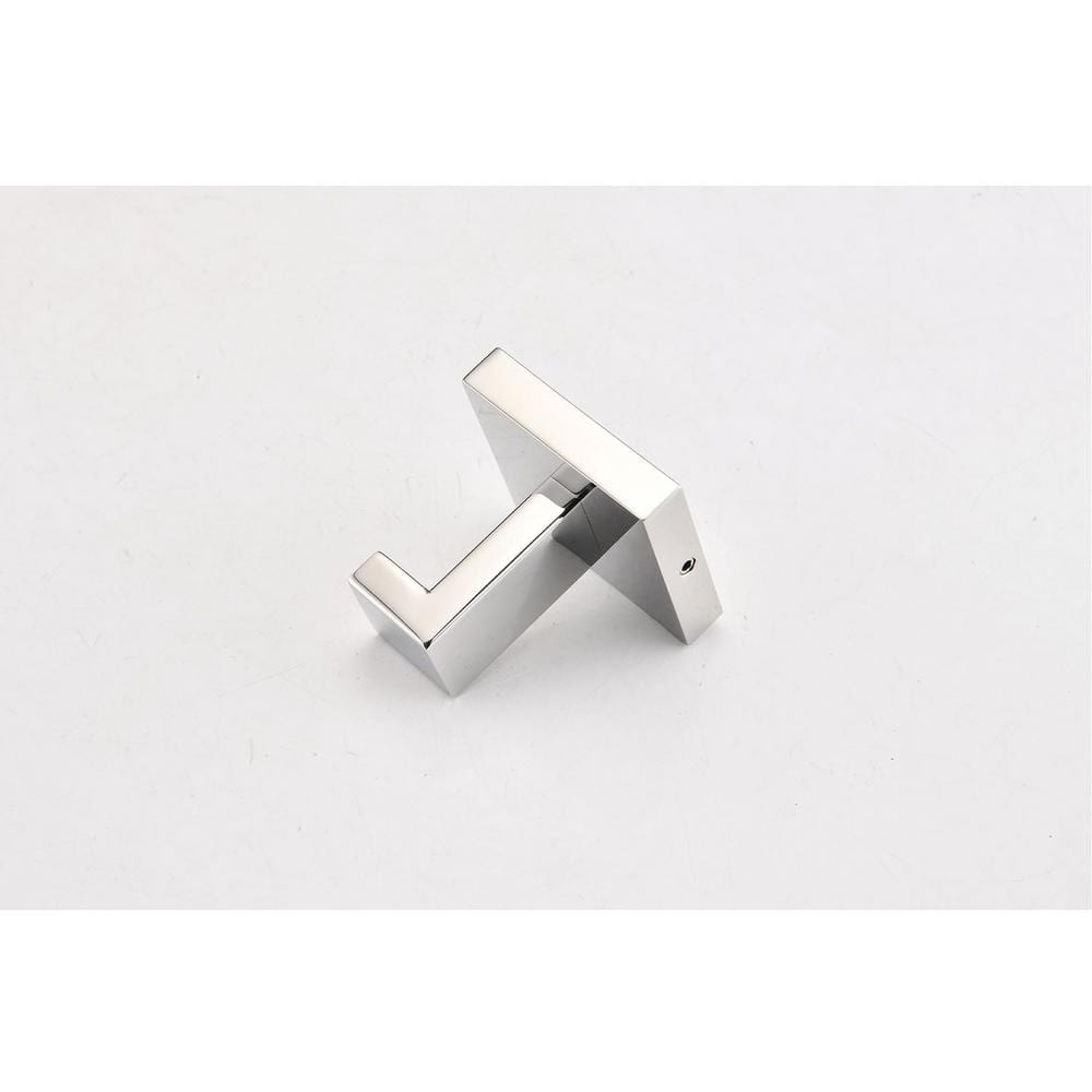 Chrome 8-Piece Stainless Steel Bathroom Hardware Set