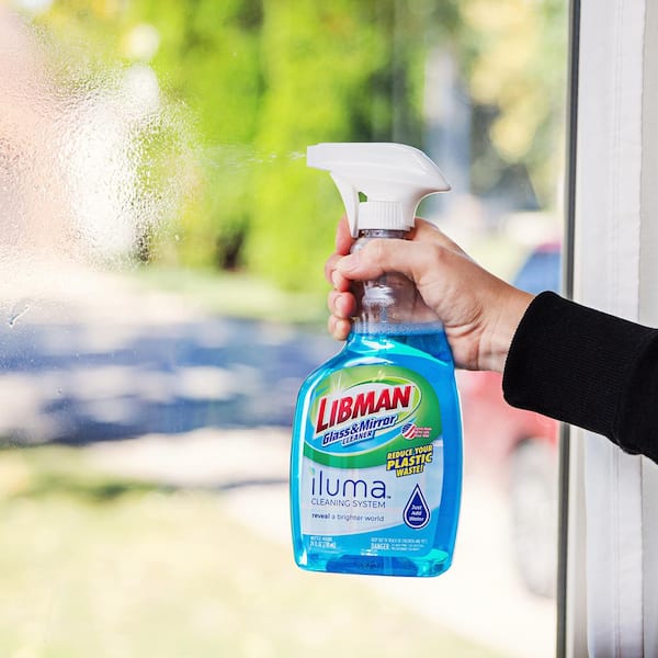 Libman 24 oz. Iluma Glass Cleaner Spray Bottle with 5 Refill Pods