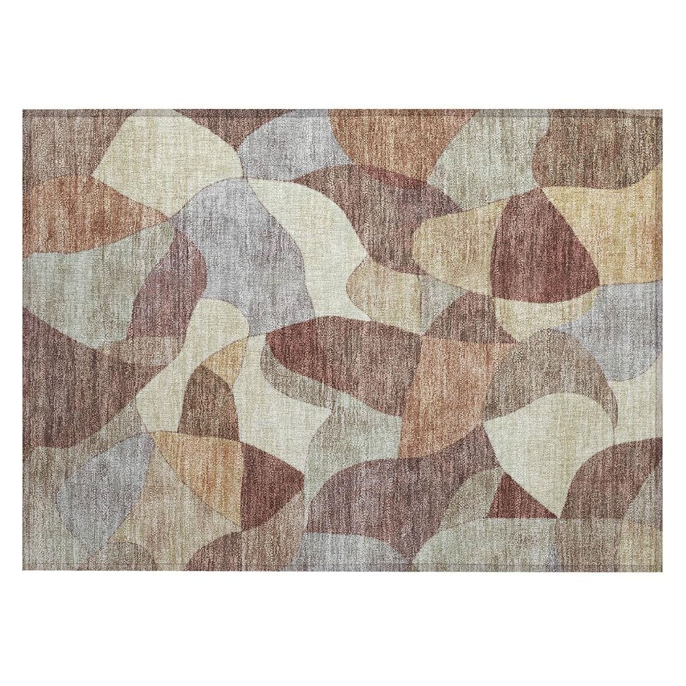 Chantille Machine Washable Indoor/Outdoor Abstract ACN2814 Paprika 2 ft. x 3 ft. Accent Rug price history on PriceWatchPro