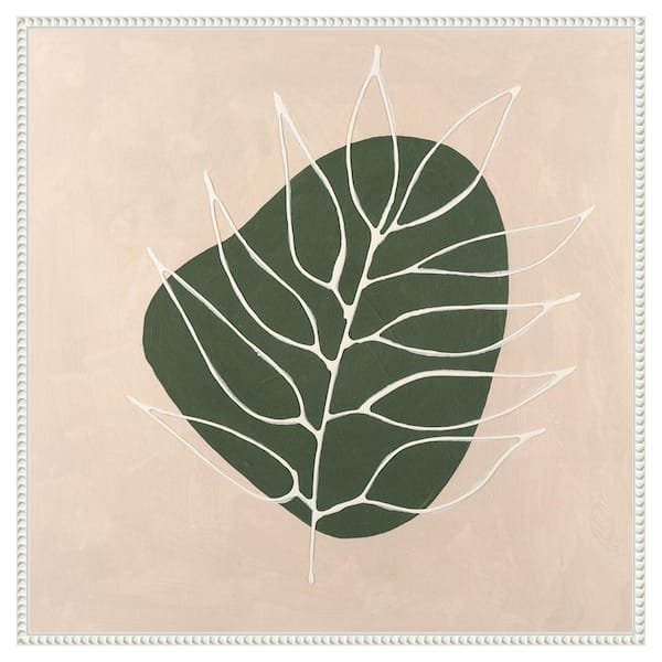 Amanti Art Peace Offering IV by Michael Willett 30 in. W x 30 in. H. Canvas Wall Art Print Framed in White