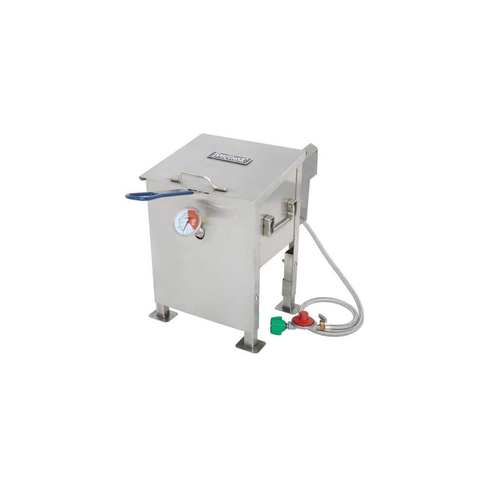 Bayou Classic 2.5-gal Silver Stainless Steel Propane Fryer