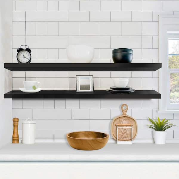 Sorbus Floating Shelves for Wall - Extra-Long Shelves (2 Pack), 55