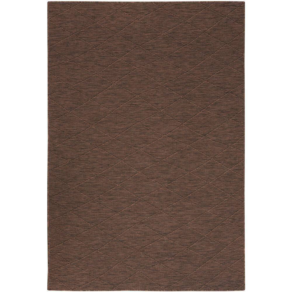 Washable Solutions Mocha 4 ft. x 6 ft. Diamond Contemporary Area Rug price history on PriceWatchPro