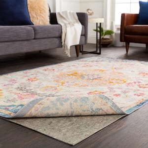 Deluxe 2 ft. x 4 ft. Interior Non-Slip Grip Dual Surface 0.13 in. Thickness Rug Pad