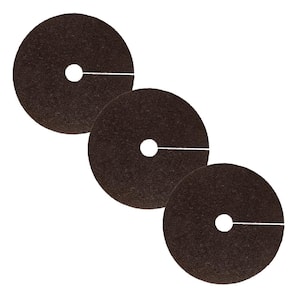 24 in. Brown Recycled Rubber Tree Ring (3-Pack)
