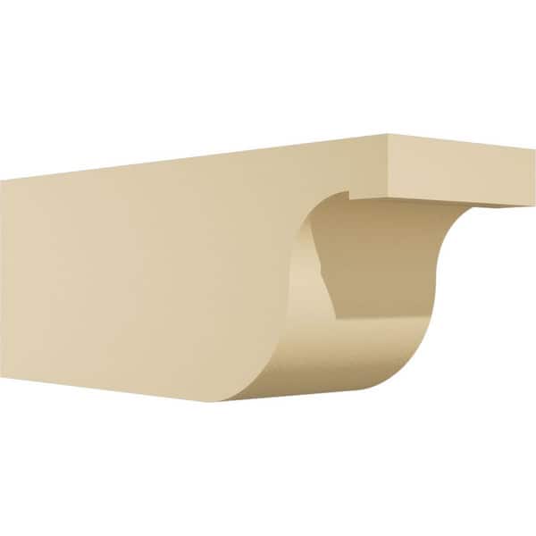 Ekena Millwork Standard Del Monte 5 in. W x 6 in. H x 16 in. D Signature Urethane Rafter Tail Outlooker