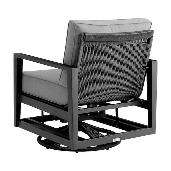 Black best sale outdoor armchair