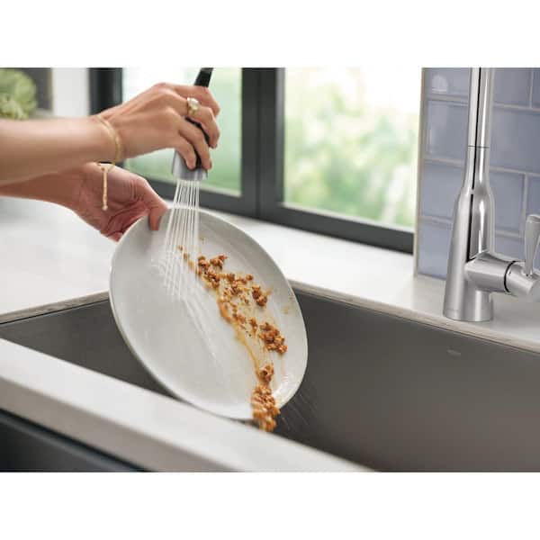 MOEN Orevisi Single-Handle Pull-Down Sprayer Kitchen Faucet with
