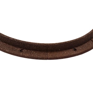 36 in. Brown Recycled Rubber Tree Ring (1-Pack)