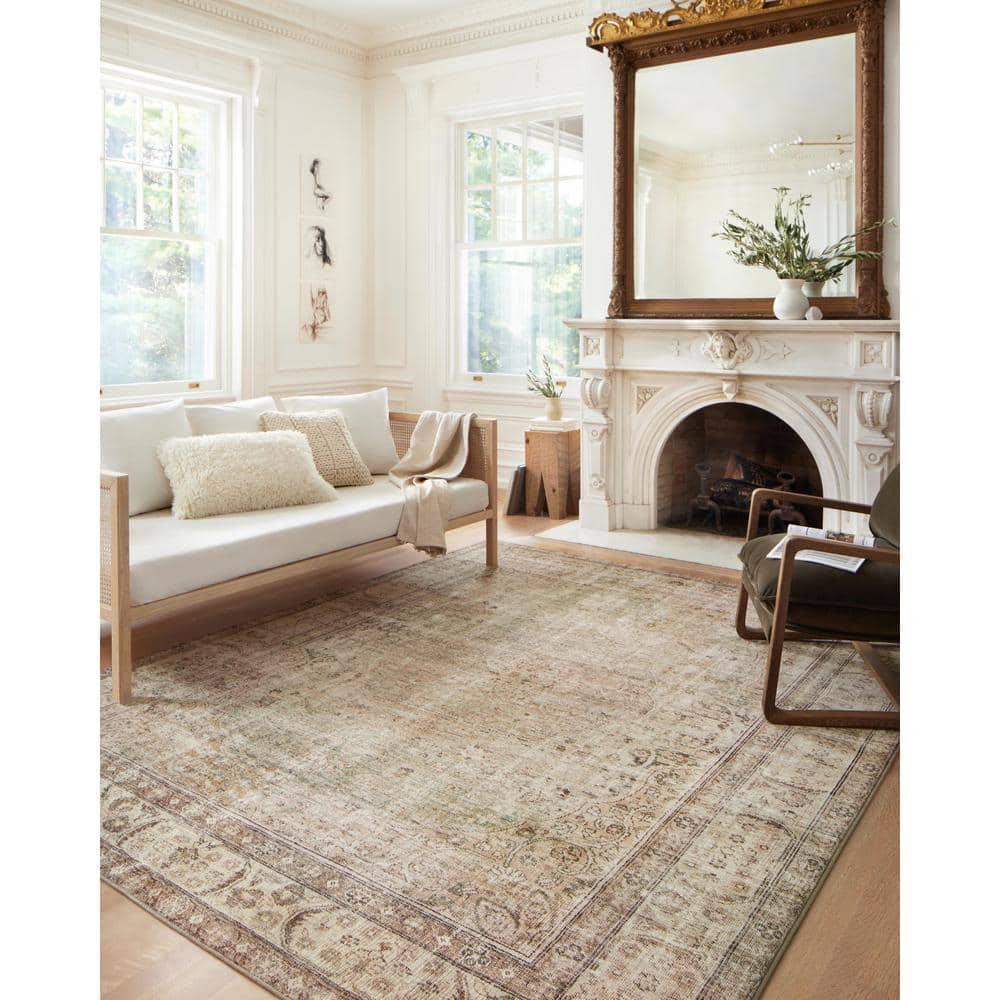 Ivory Oriental CloudPile Rectangular Easy-Care Rug 27" x 45"