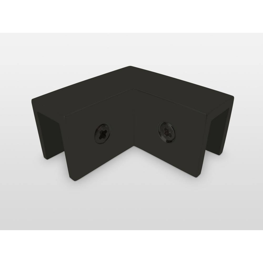 Matte Black Frameless Glass 78" x 78.5" Shower Enclosure