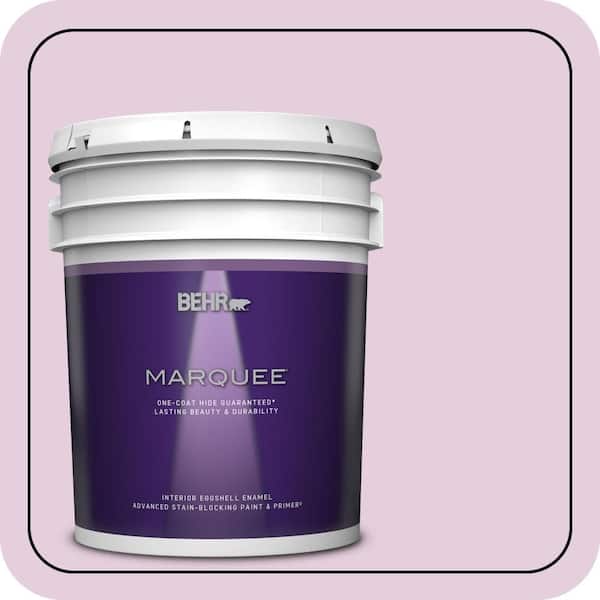 BEHR MARQUEE 5 gal. #680C-3 Rose Glow Eggshell Enamel Interior Paint & Primer