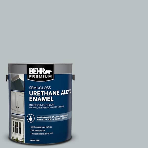 1 gal. #MQ5-31 Distant Star Urethane Alkyd Semi-Gloss Enamel Interior/Exterior Paint