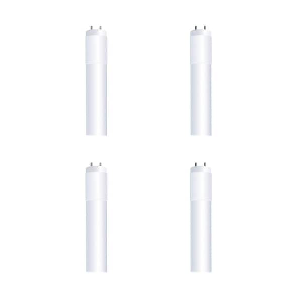 Feit Electric 3 ft. 12-Watt T8 25W/ T12 30W Equivalent Daylight (5000K) G13 Plug and Play Linear LED Tube Light Bulb (4-Pack)