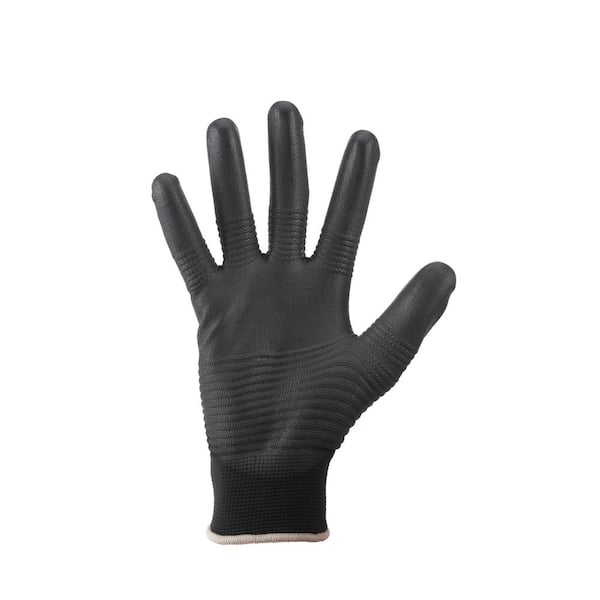 Deluxe Black Beaded Grip Gloves