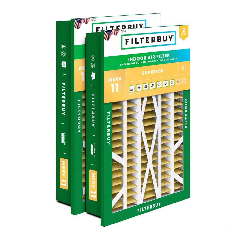 16 in. x 25 in. x 5 in. MERV 11 (FPR 7) Allergen Defense Pleated HVAC Furnace Air Filters for Honeywell Grille (2-Pack) price history on PriceWatchPro