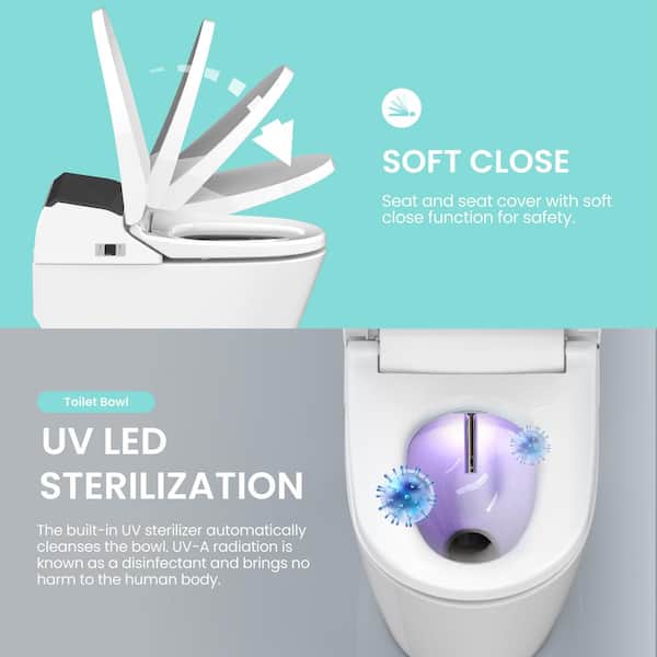 Integrated Smart Bidet Toilet TCB 8200S – VOVO USA