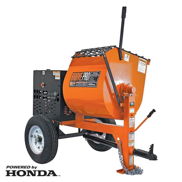 Mortar Mixer : 8 cu. ft. Steel Drum : GX240