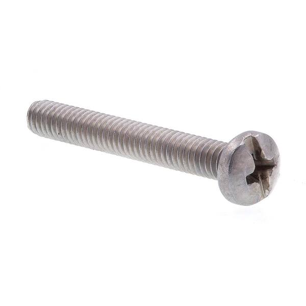 8-32 x 1-1/2 Slotted Round Head 18-8 Stainless Steel Machine Screw QTY 100
