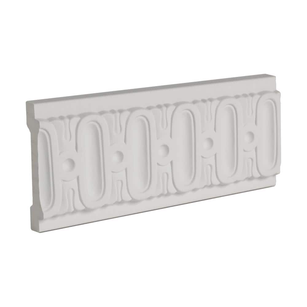 White Polyurethane Decorative Panel Moulding Sample