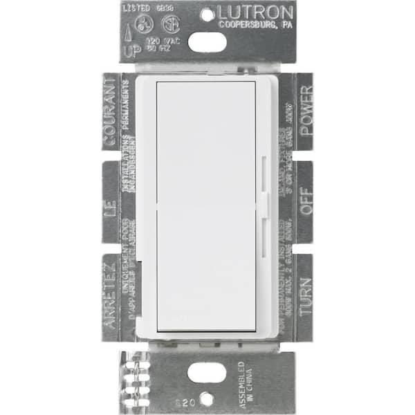 Lutron Diva 3-Speed Fan Control, Single-Pole/3-Way, 1.5 Amp, White (DVFSQ-F-WH)