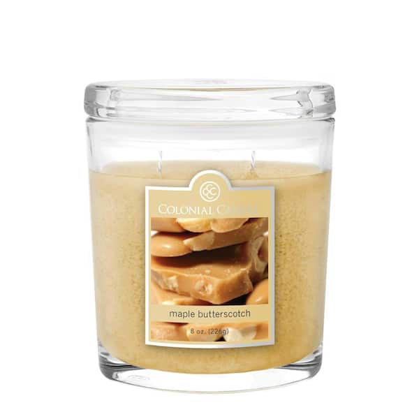 Colonial Candle 8 oz. Maple Butterscotch Oval Jar Candle