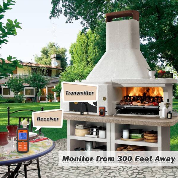 ThermoPro Digital Wireless Cooking Meat Thermometer For BBQ Oven Grill Smoker 