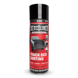 15 Oz. Solid Flat/Matte Black Exterior Aerosol Spray Paint Truck Bed Liner