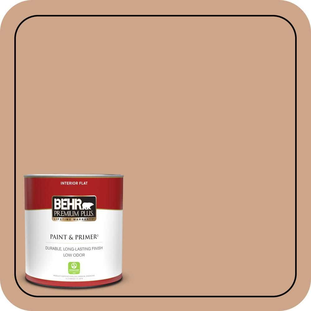 1 qt. #PMD-76 Sienna Buff Flat Low Odor Interior Paint & Primer price history on PriceWatchPro
