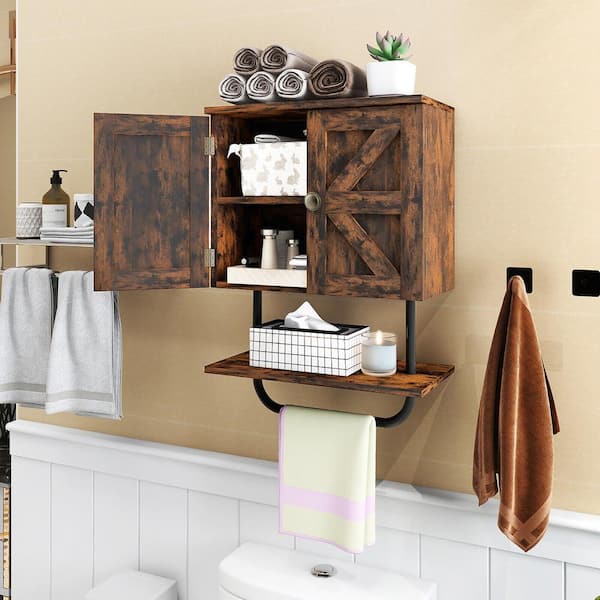 Bathtub Toiletry Shelf, Rustic Storage Shelf, Bathroom Shelf