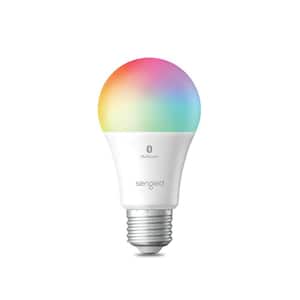 60-Watt=8.7-Watt, A19 Color Changing Dimmable Smart LED Light Bulbs E26 Base Compatible with Alexa/Bluetooth