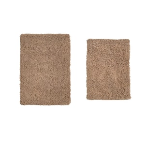 HOME WEAVERS INC Modesto Collection Beige Cotton 5 Piece Bath Rug Set  BMO5PCLI - The Home Depot