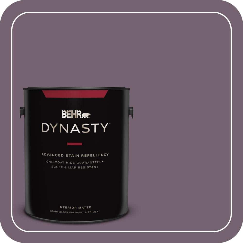 1 gal. #680F-6 Shy Violet Matte Interior Stain-Blocking Paint & Primer price history on PriceWatchPro