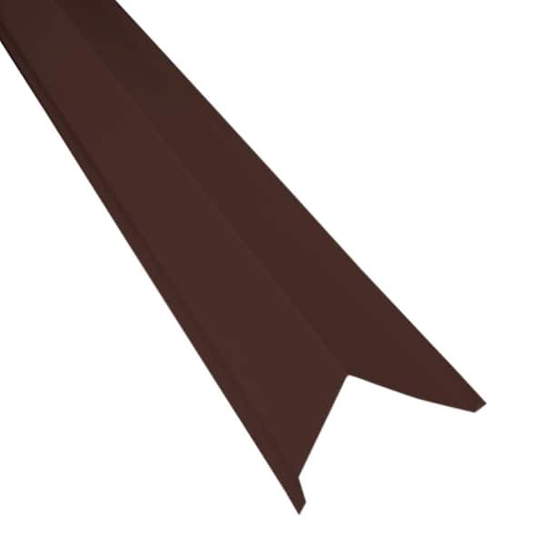Metal Sales 10 ft. 6 in. Chestnut Brown Gable Trim