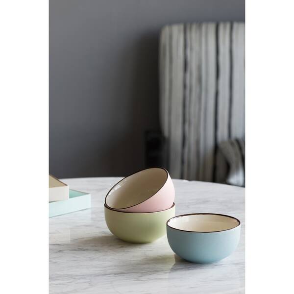 THE BAMBOO CO ™ Purpose Bowl | Eco - Friendly | Organic & Natural (Set of  4) (Pastel Blue- Set of 2)