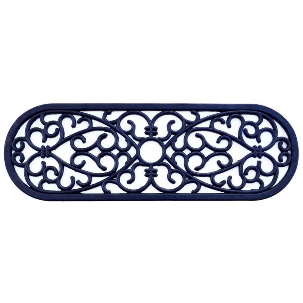 30 in. x 10 in. Black Rubber Outdoor Door Mat price history on PriceWatchPro