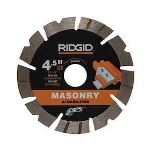 4-1/2 in. Masonry Cutting Segmented Rim Diamond Blade