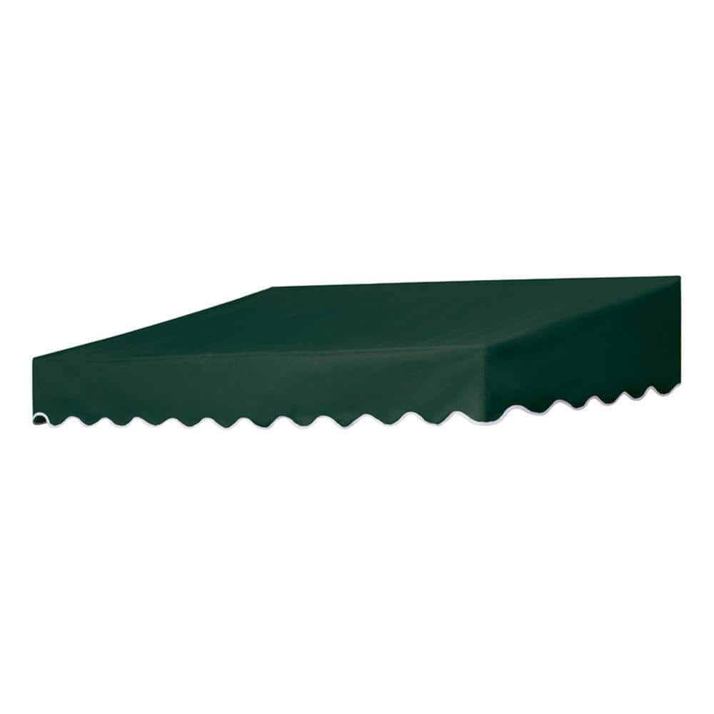 Forest Green 6 ft. Traditional Door and Window Awning