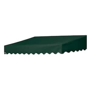 6 ft. Traditional Non-Retractable Door Canopy (50 in. Projection) in Forest Green