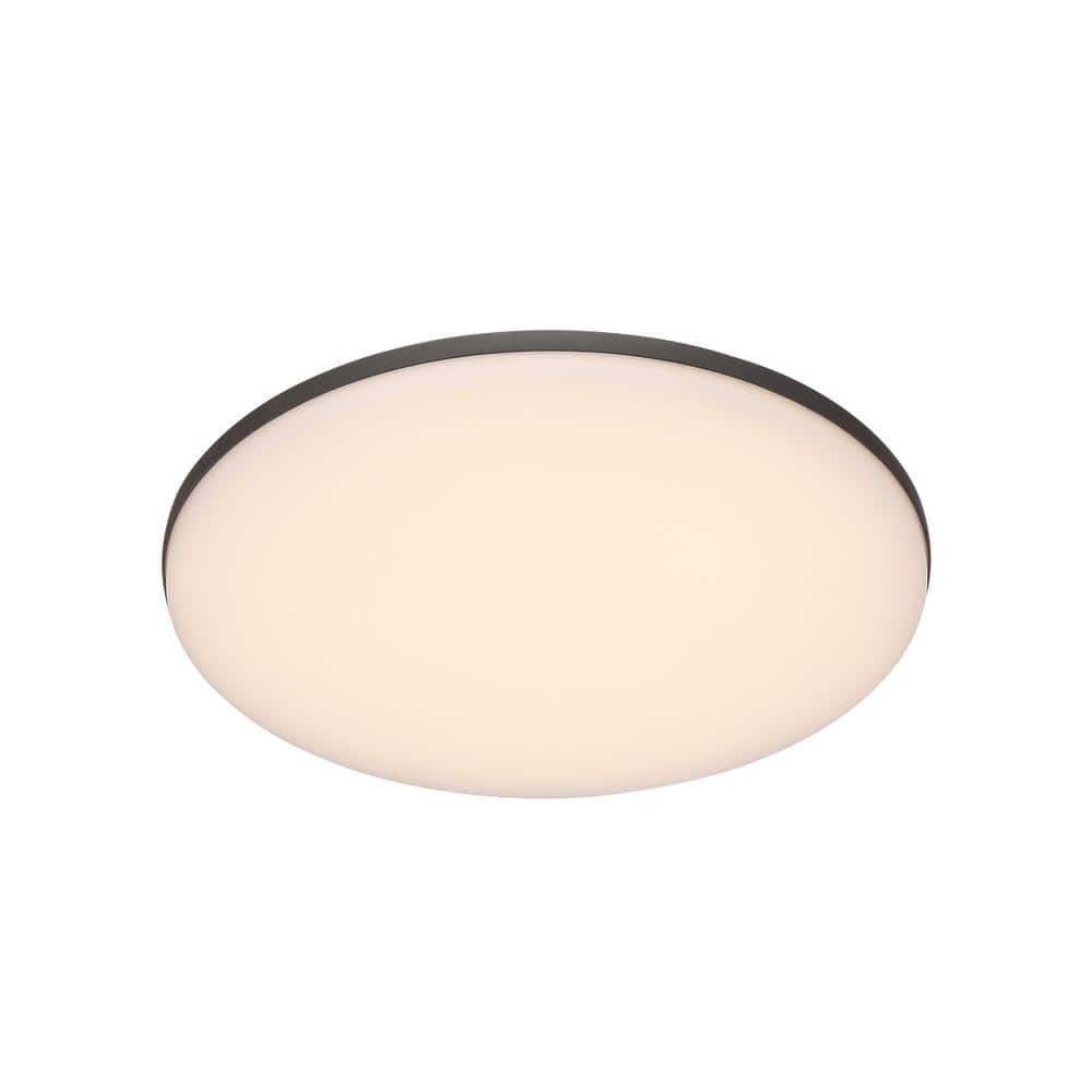 Graphite Grey Aluminum LED Outdoor Flush Mount Light