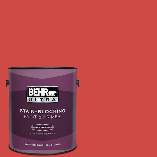 BEHR ULTRA 1 gal. #P170-6 Race Car Stripe Extra Durable Eggshell Enamel Interior Paint & Primer