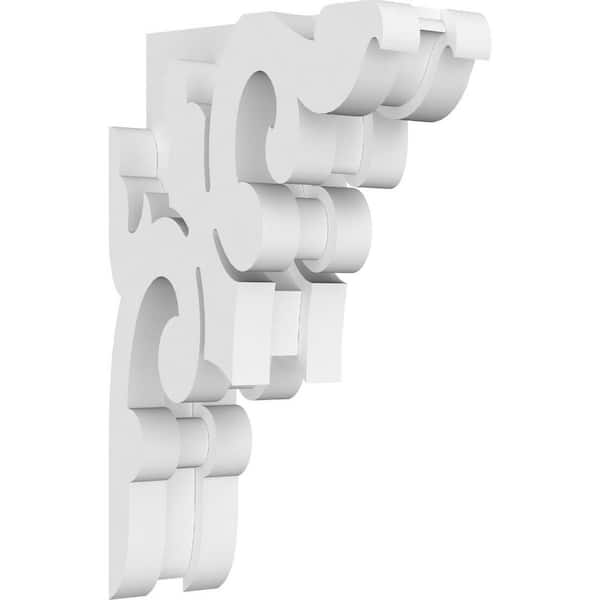 Ekena Millwork Milton 1.5 in. W x 7 in. H x 4.5 in. D Signature Urethane Polyurethane Corbel