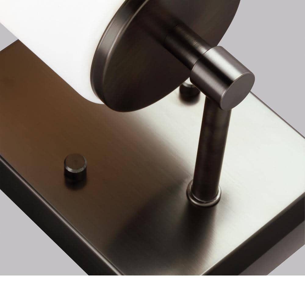 Brushed Oil Rubbed Bronze Cylinder LED Vanity Light