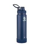 Actives 24 oz. Midnight Insulated Stainless Steel Water Bottle with Spout Lid