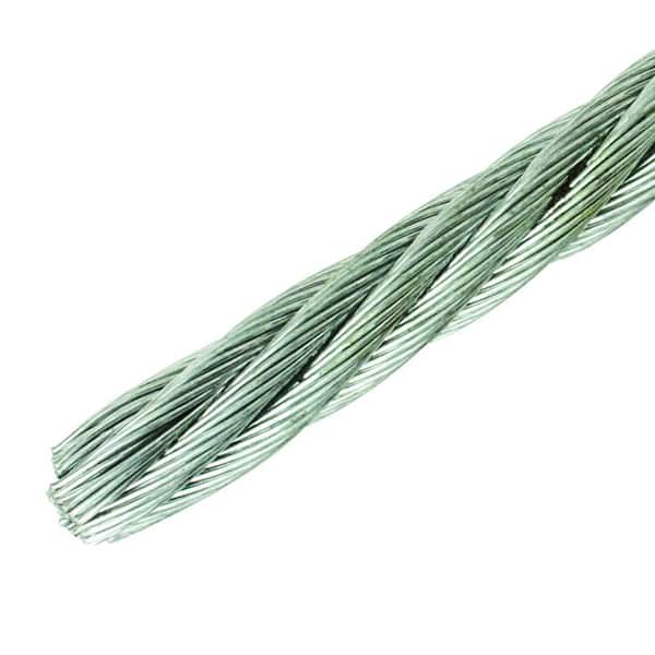 5/16 in. x 150 ft. Galvanized Steel Uncoated Wire Rope